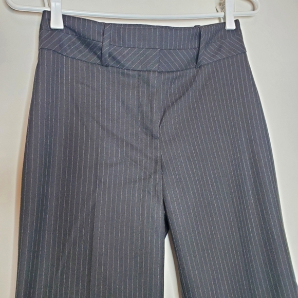 Le Chateau Women's Black Pinstripe Trouser, Wool Blend Pants, Size 0 - NWT - Picture 3 of 17